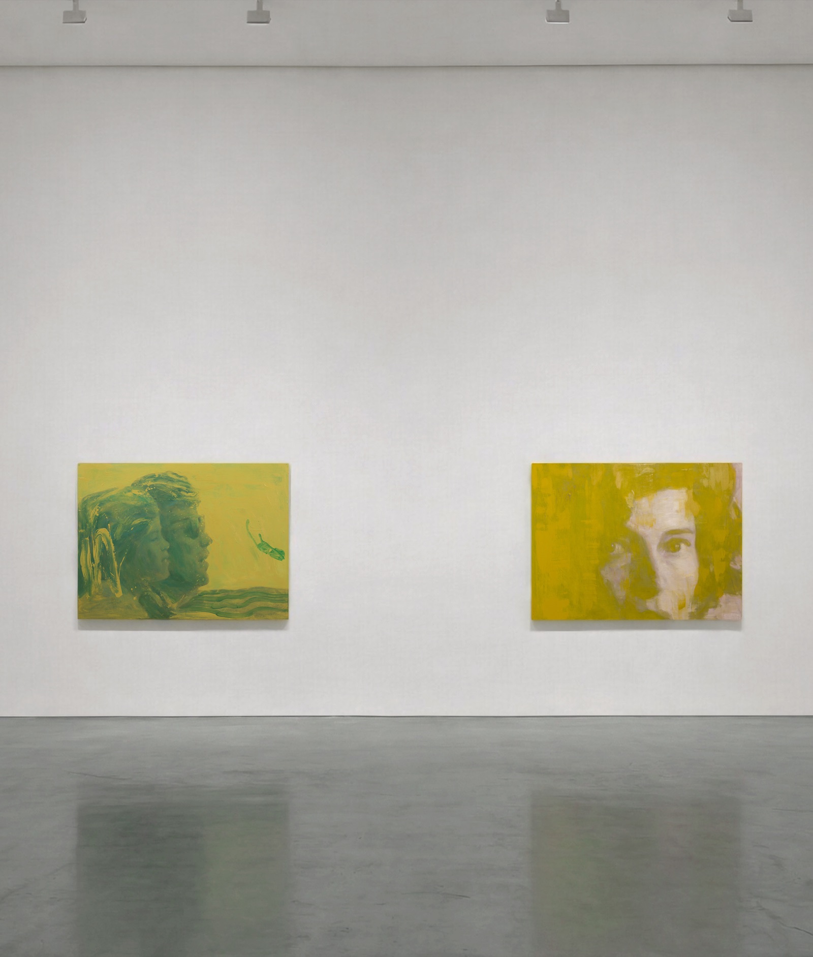 Ripple and Eunice, paintings from LIGHT\POWER: The Kennedy Women by Vincent Xeus