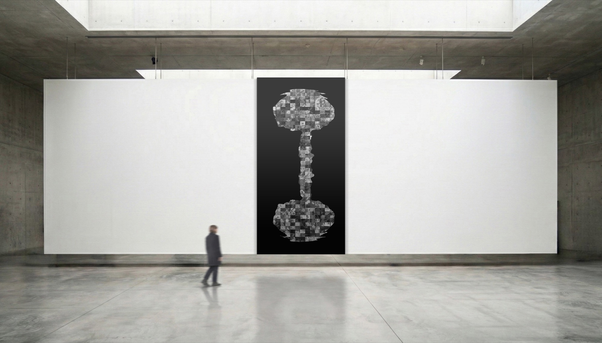 Trinity, painting from LIGHT\POWER: The Kennedy Women by Vincent Xeus