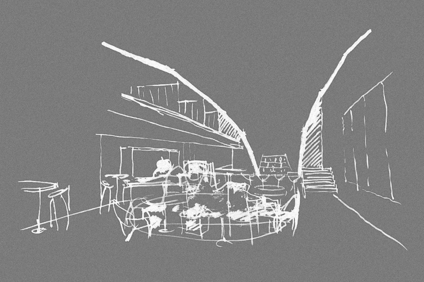 Vincent Xeus — concept drawing for the Budweiser Art Experiential Center
