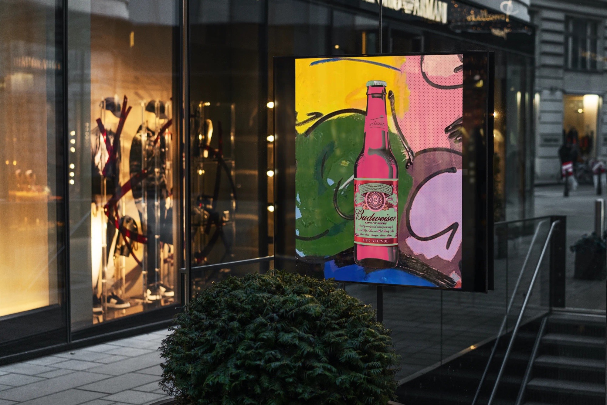 Xeus x Budweiser art experiential club, Shenzhen — branding concept