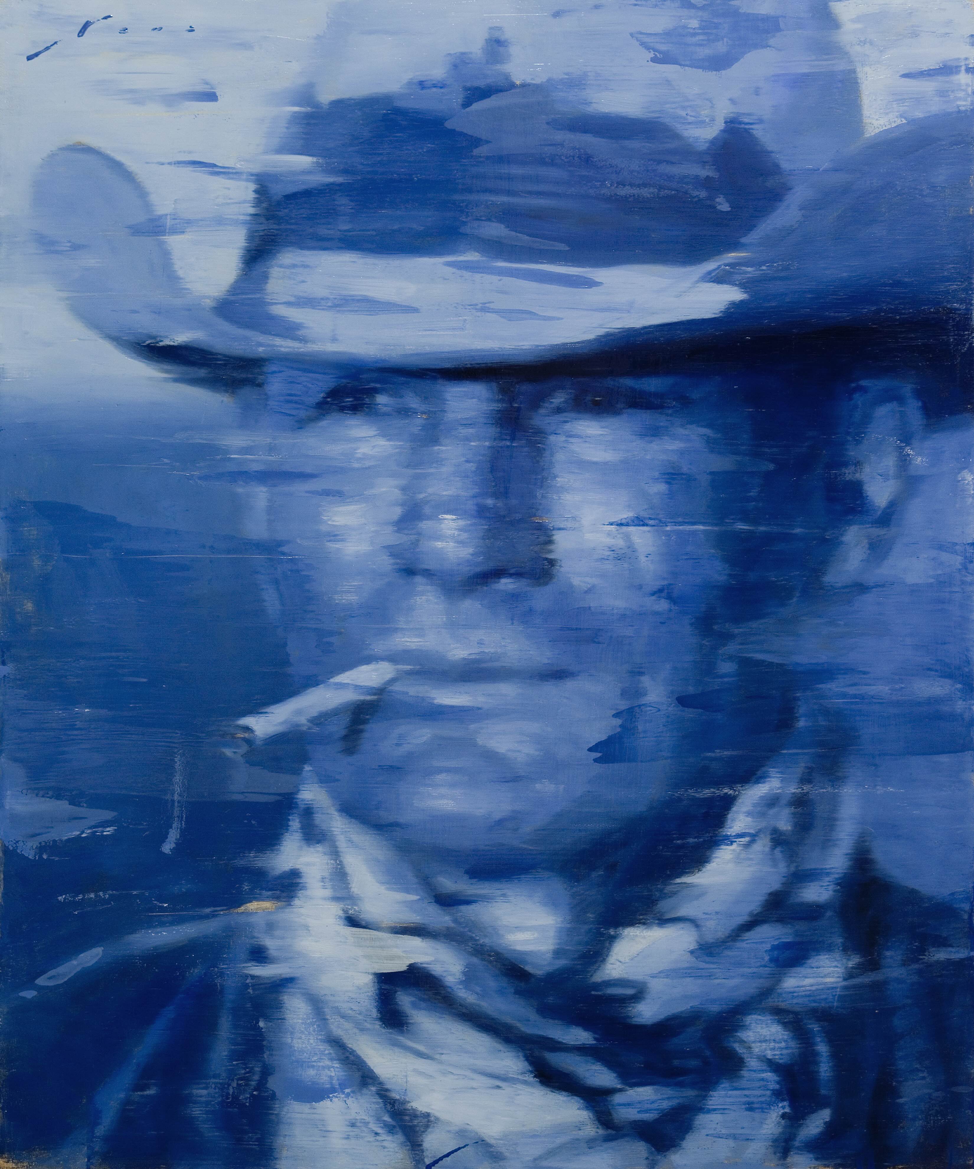 Billboard on Peoples Blvd, painting by Vincent Xeus