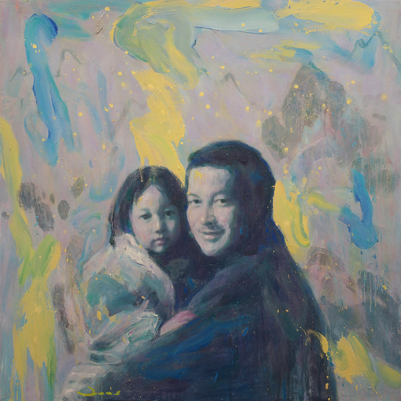 Diana Portrait, painting by Vincent Xeus
