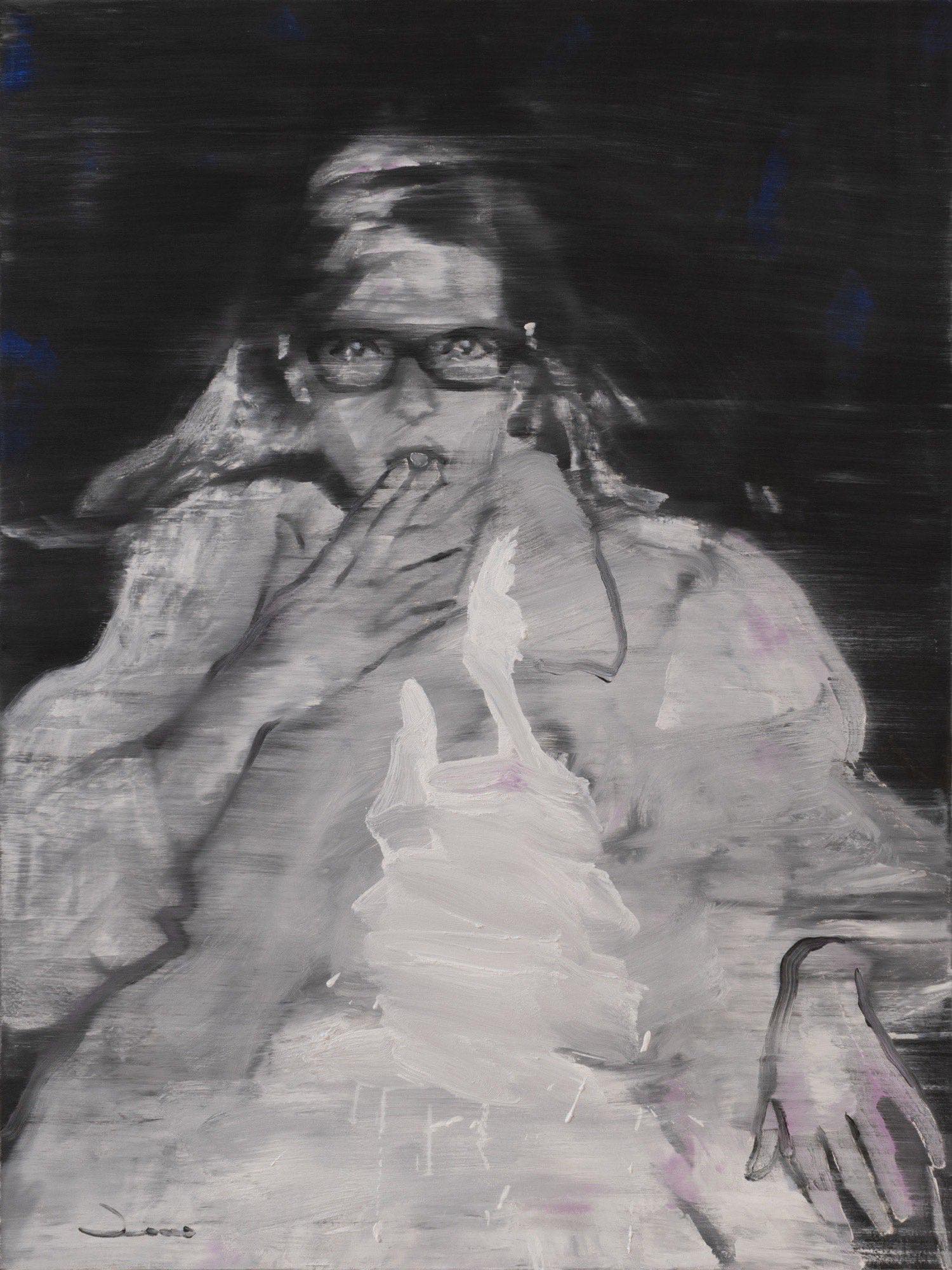 Figure #10, painting by Vincent Xeus