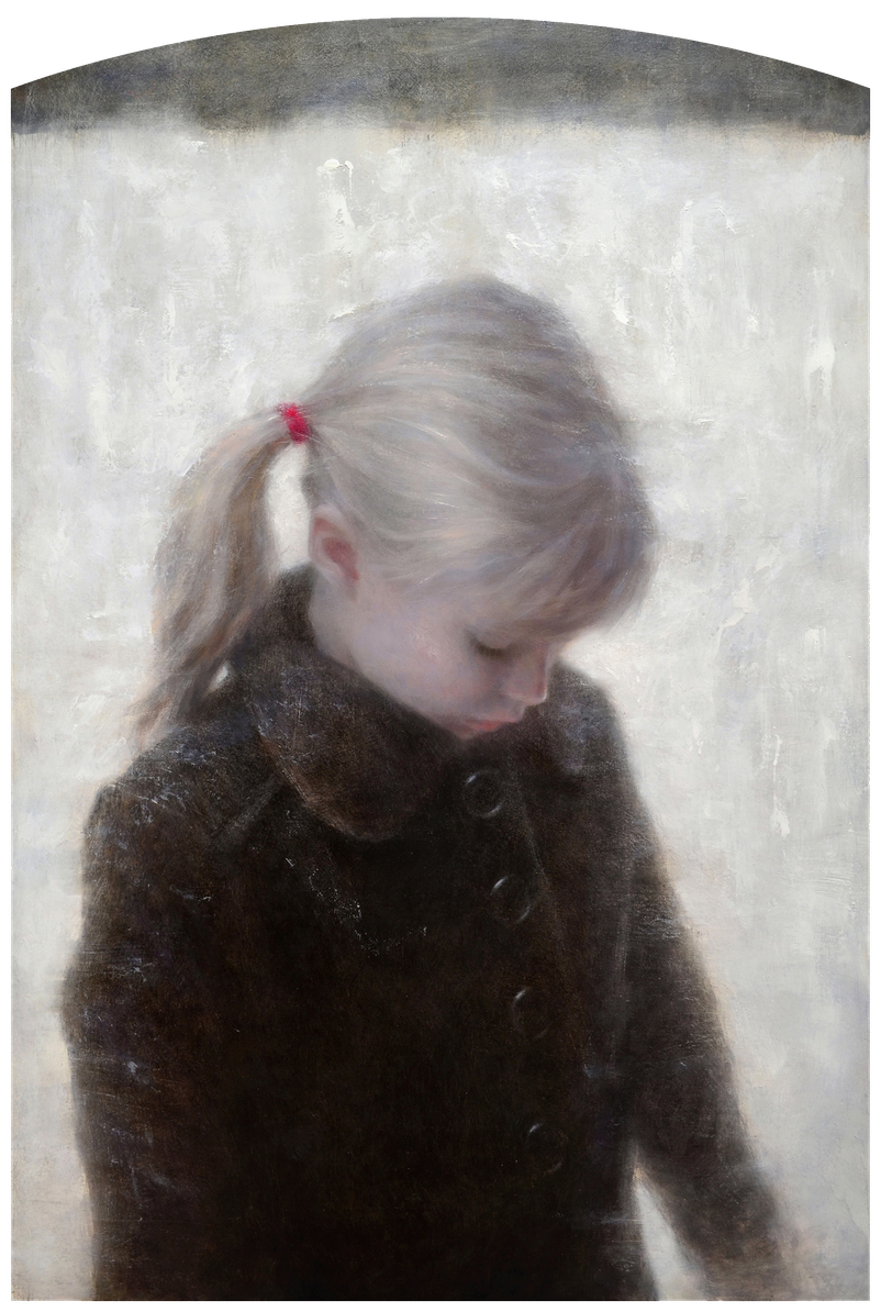 Harper in Snow, painting by Vincent Xeus