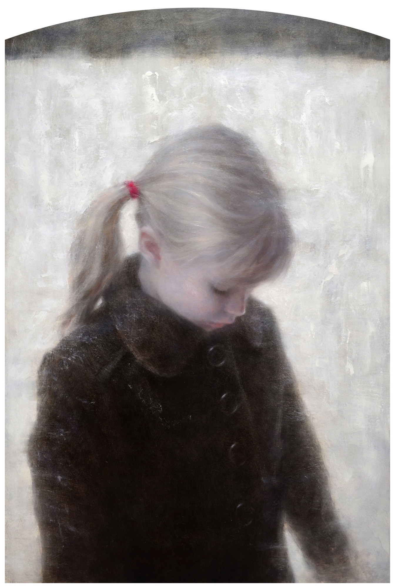 Harper in Snow, painting by Vincent Xeus
