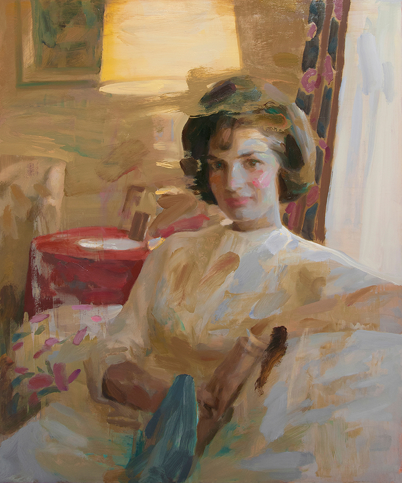 O, painting by Vincent Xeus