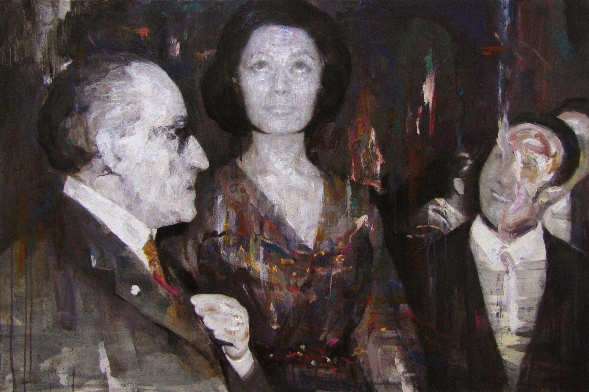 Show Business, painting by Vincent Xeus