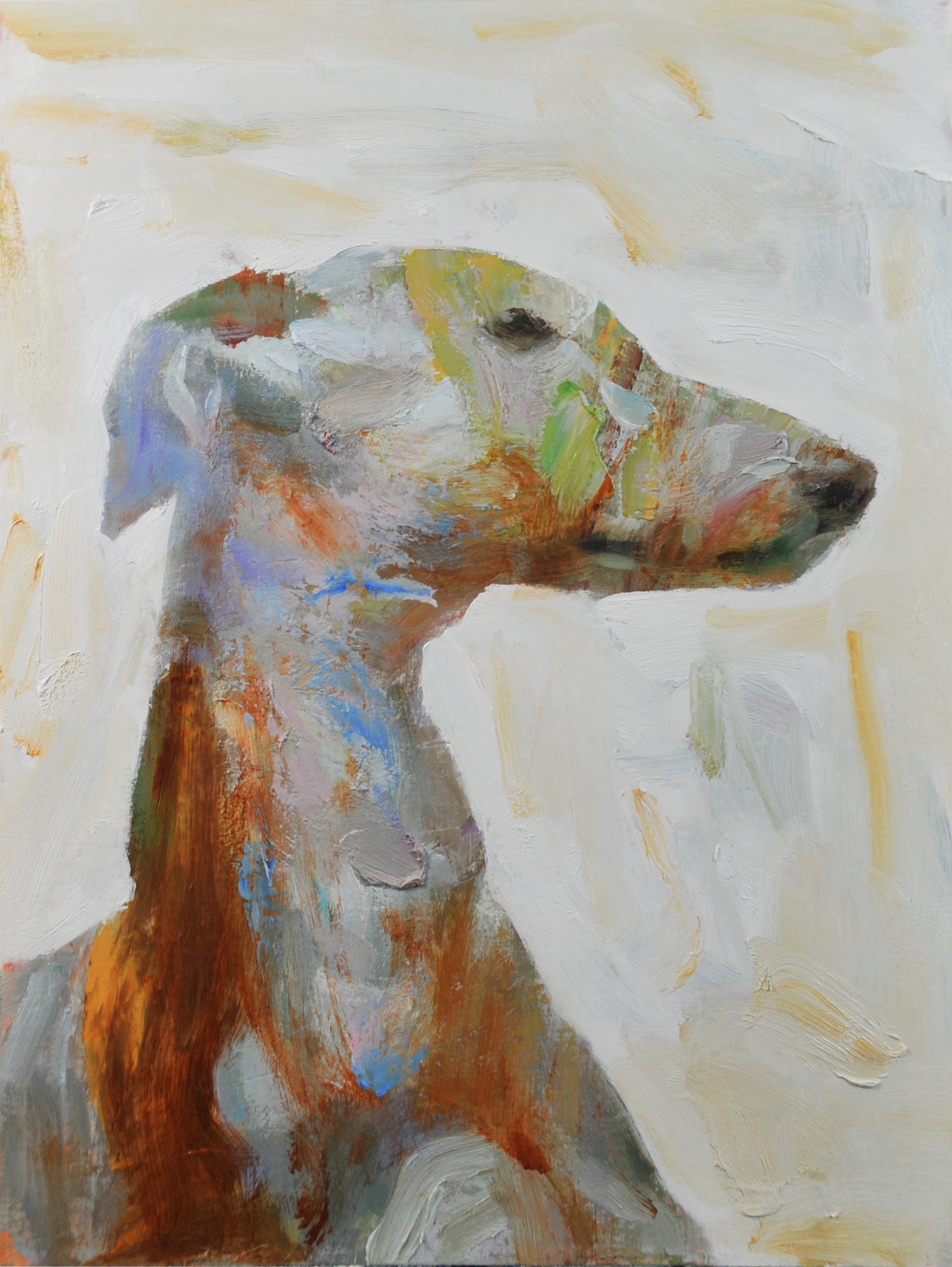 Dog, painting by Vincent Xeus