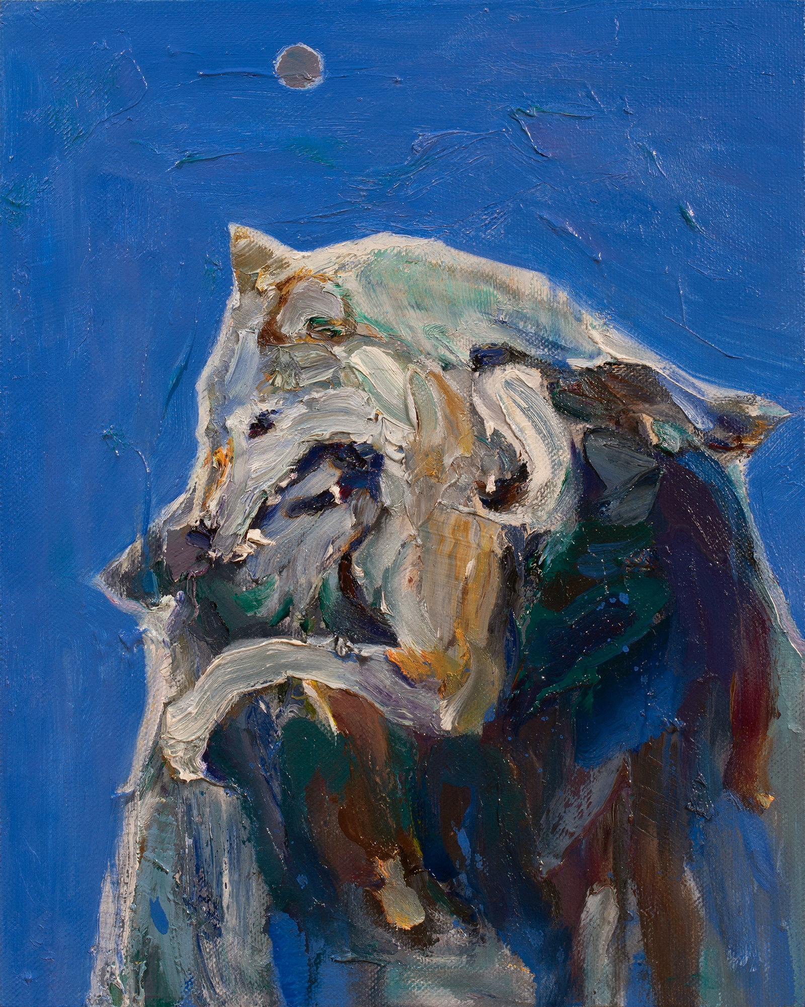 Full Moon, painting by Vincent Xeus