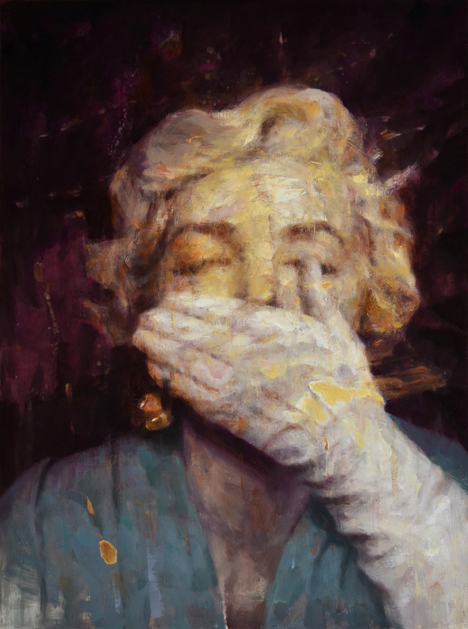 Jackie Says Hello, painting by Vincent Xeus
