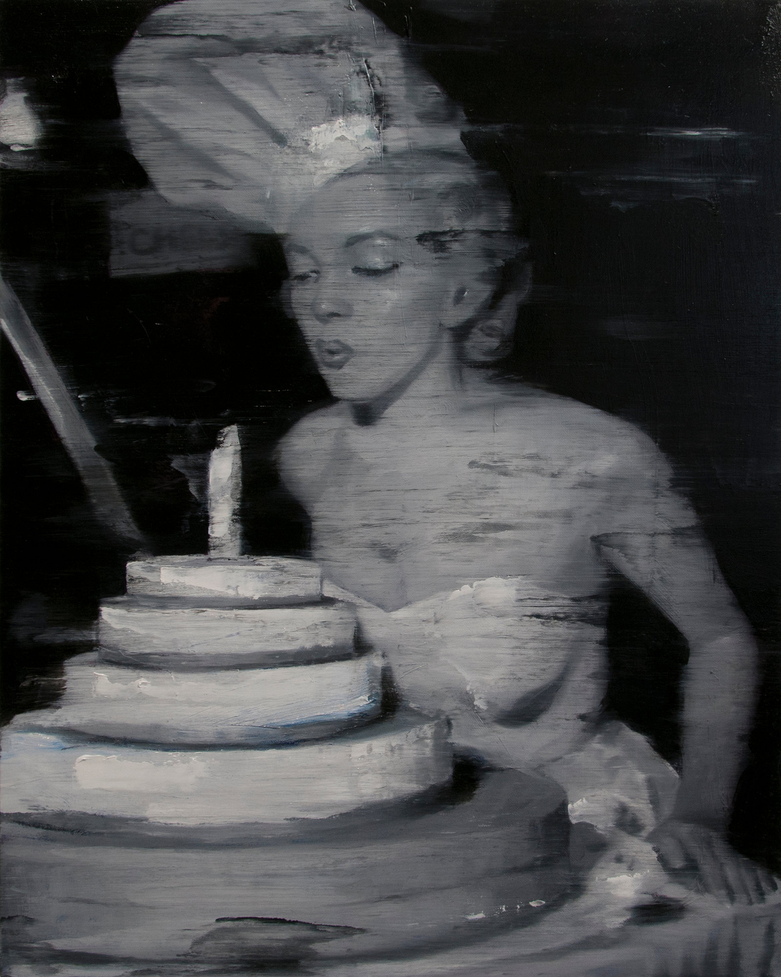 The Cake, painting by Vincent Xeus